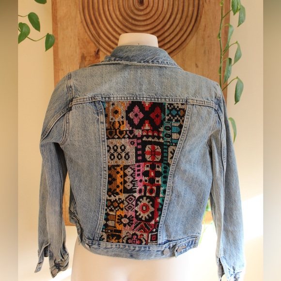 Upcycled Levi’s Denim Jacket - Picture 1 of 2